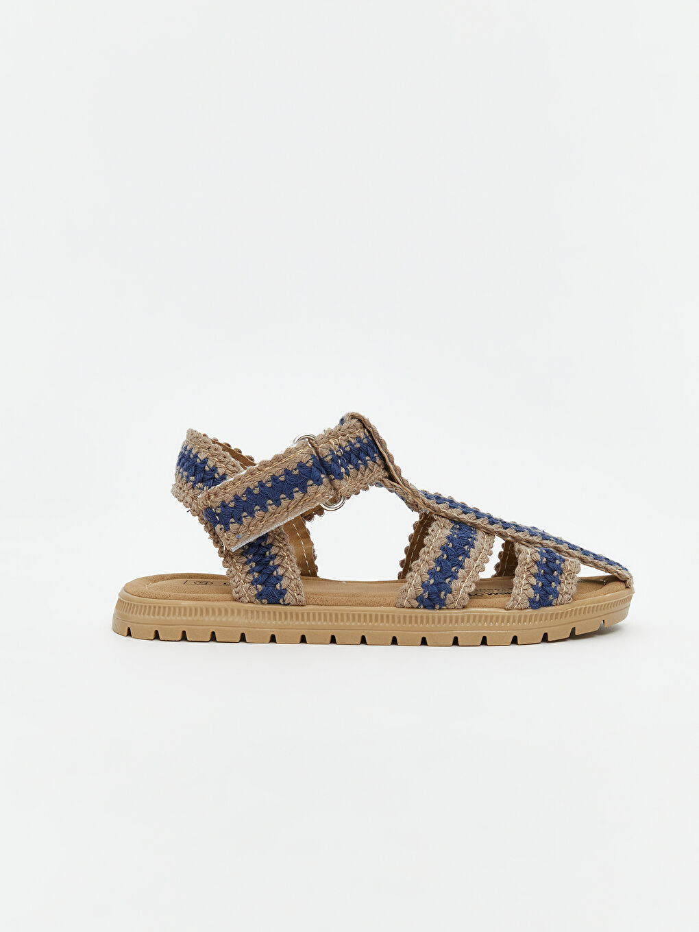 Bej Erkek Bebek Sandalet-1