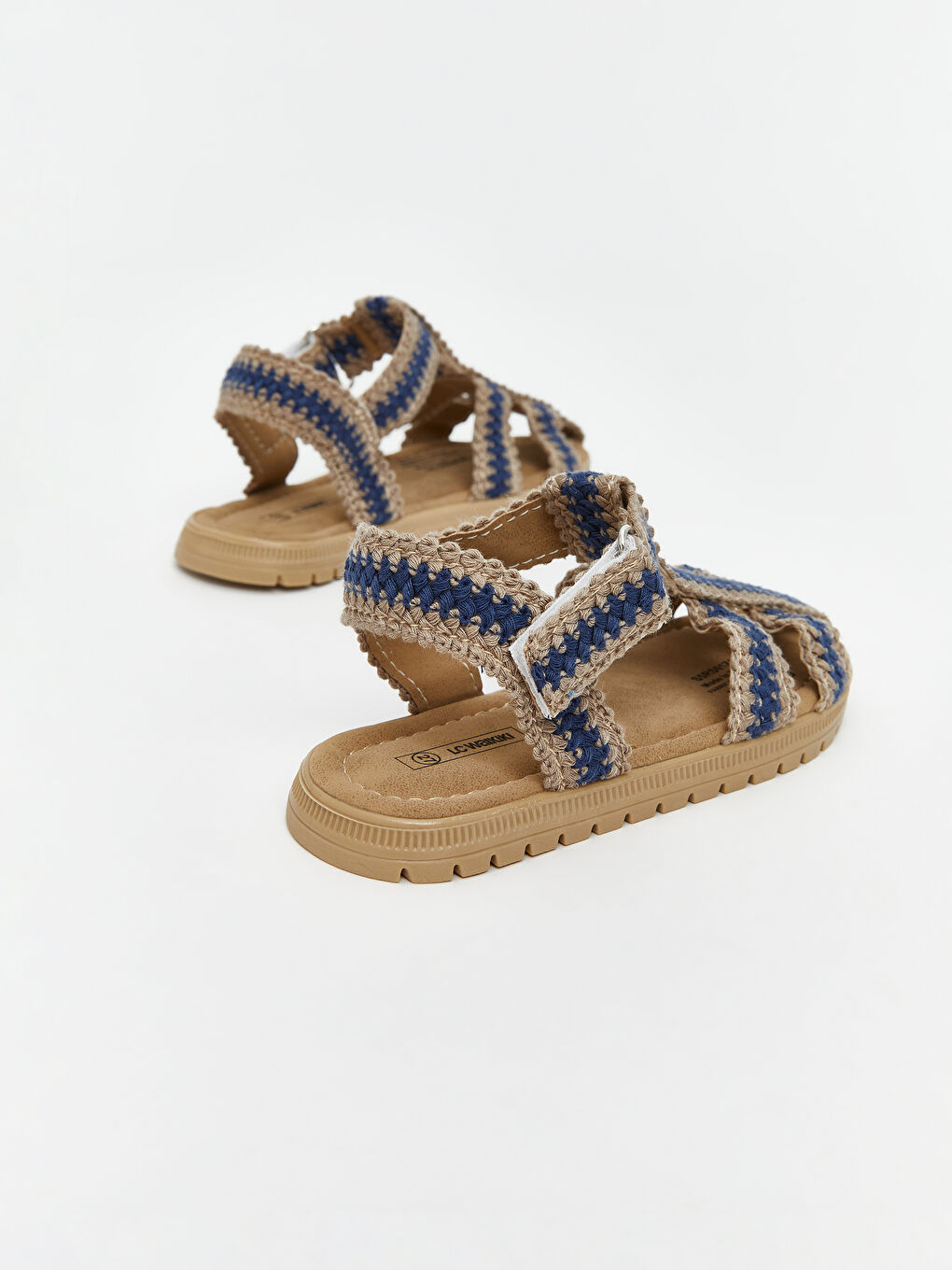 Bej Erkek Bebek Sandalet-4