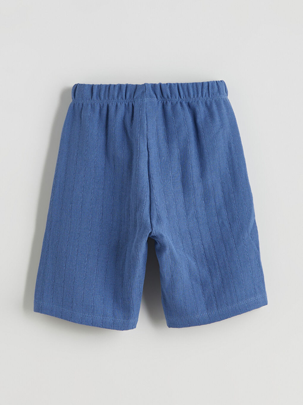 Mavi Erkek Çocuk Şortlu Pijama Alt-2