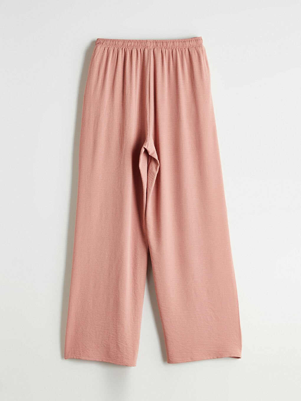 LCW Vision Elastic Waist Wide Leg Women's Trousers -S5RS26Z8-GPV