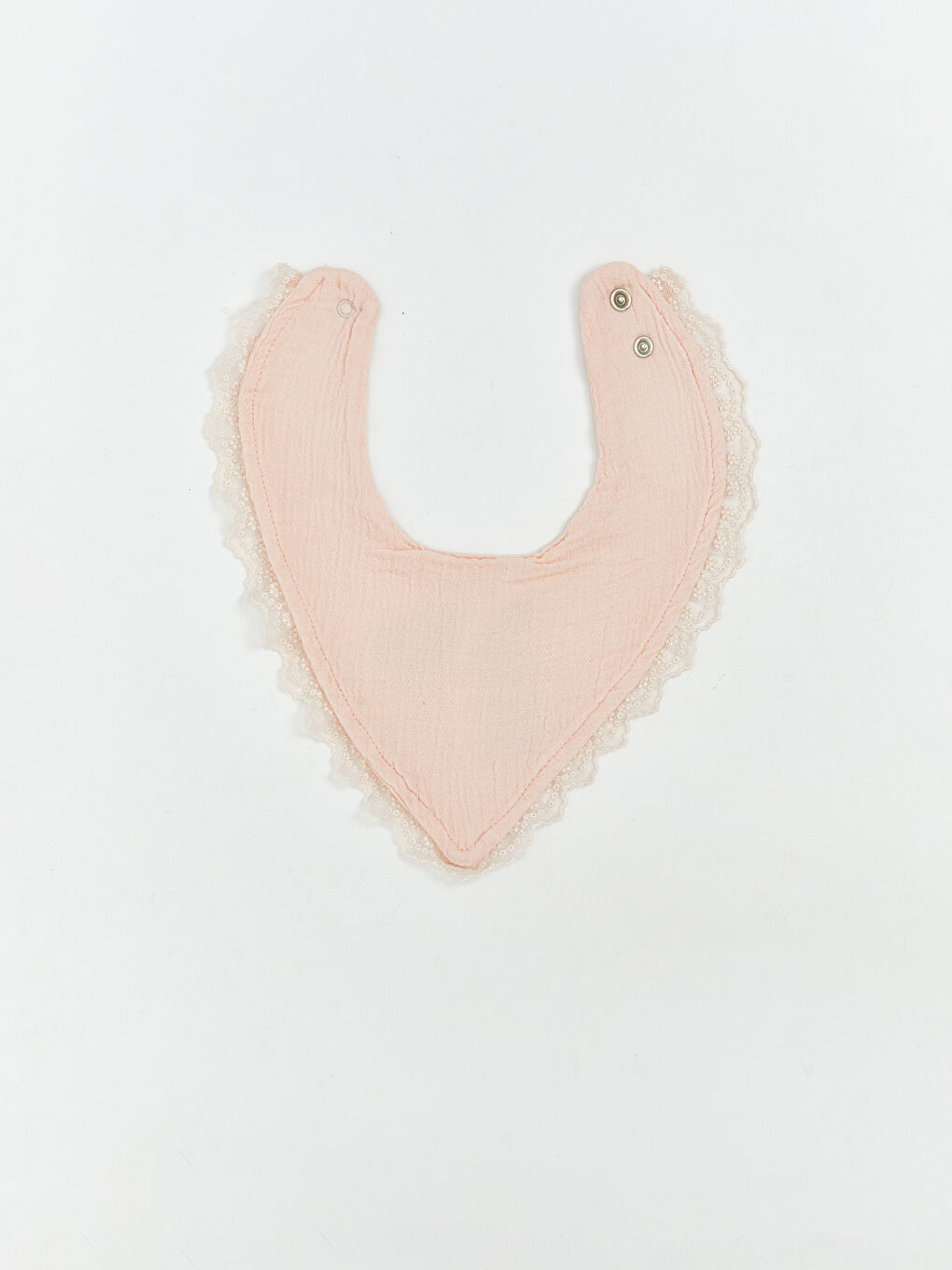 Çıt Çıt Kapamalı Kız Bebek Mama Önlüğü