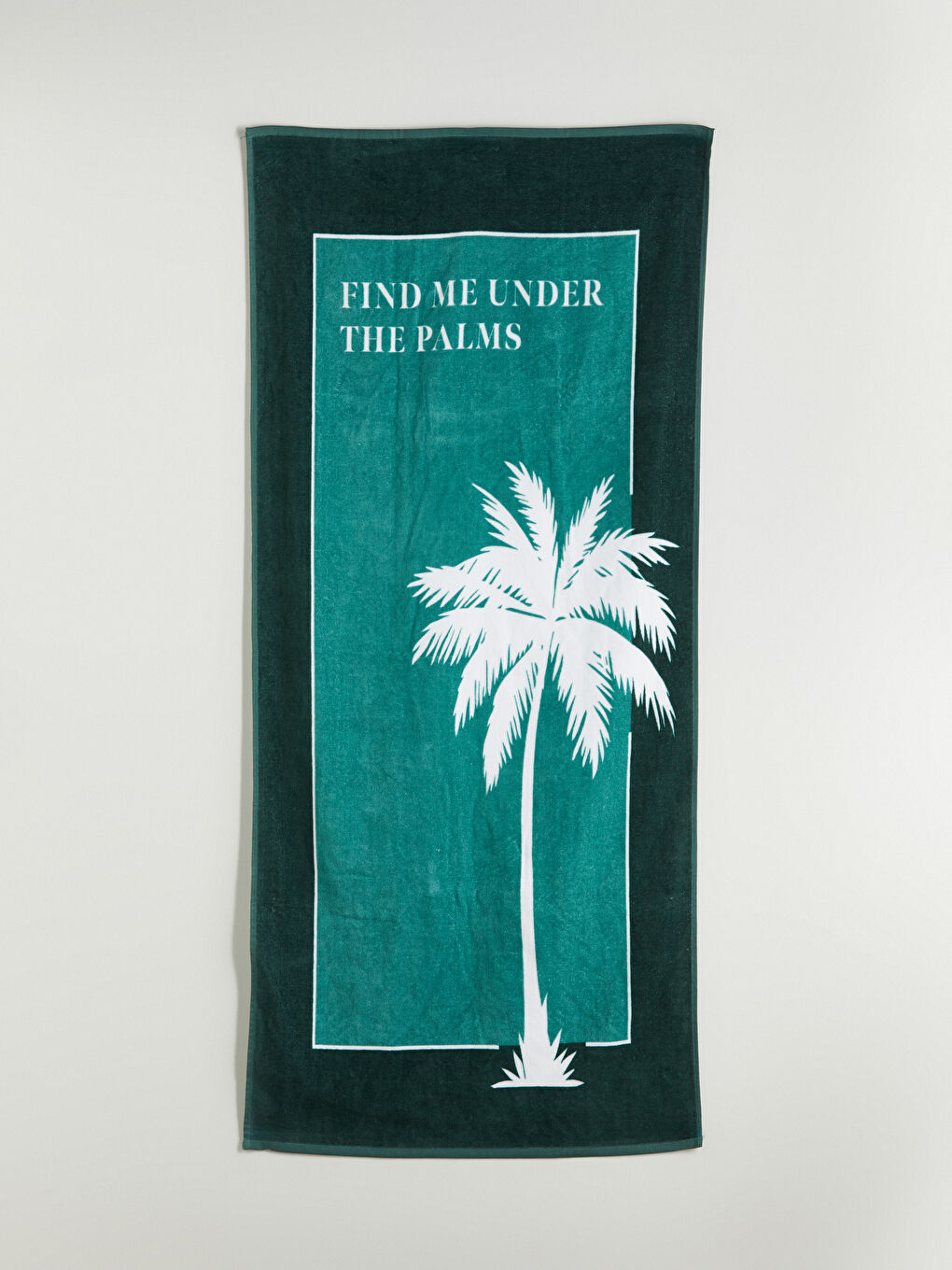 LCW ACCESSORIES Printed Men's Beach Towel 70x150 cm -S5RS33Z8-LRK