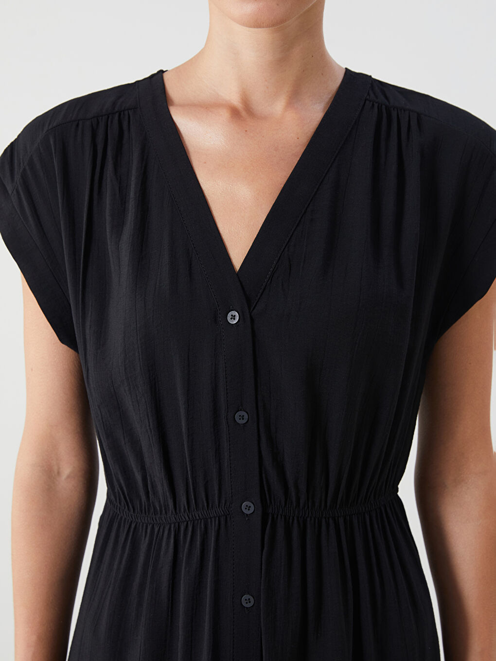 LCWAIKIKI Classic Woman BLACK Dress -S5RS49Z8-CVL