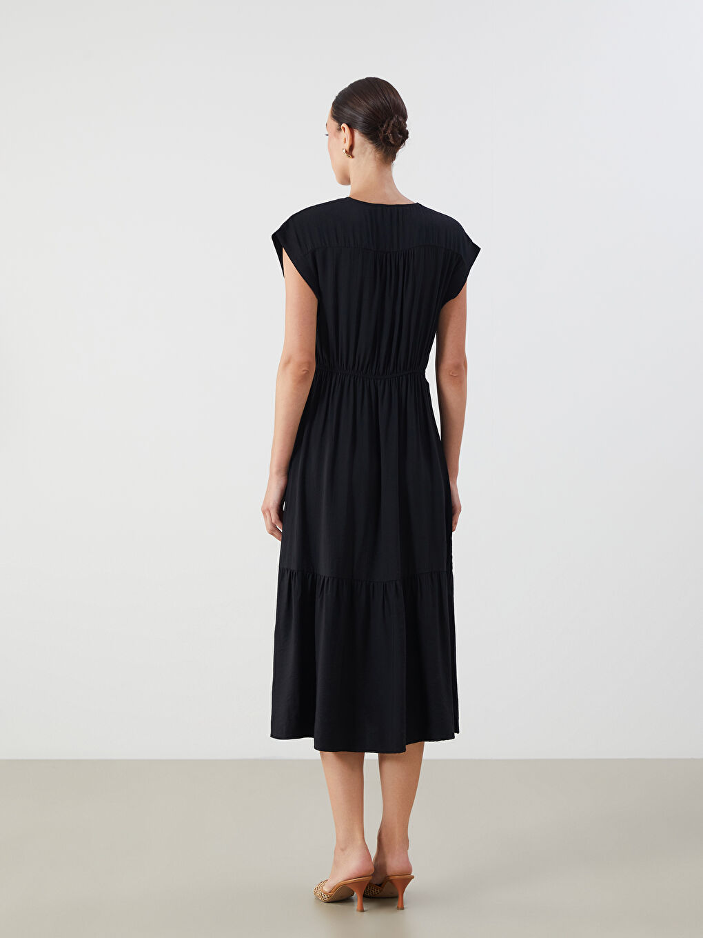LCWAIKIKI Classic Woman BLACK Dress -S5RS49Z8-CVL