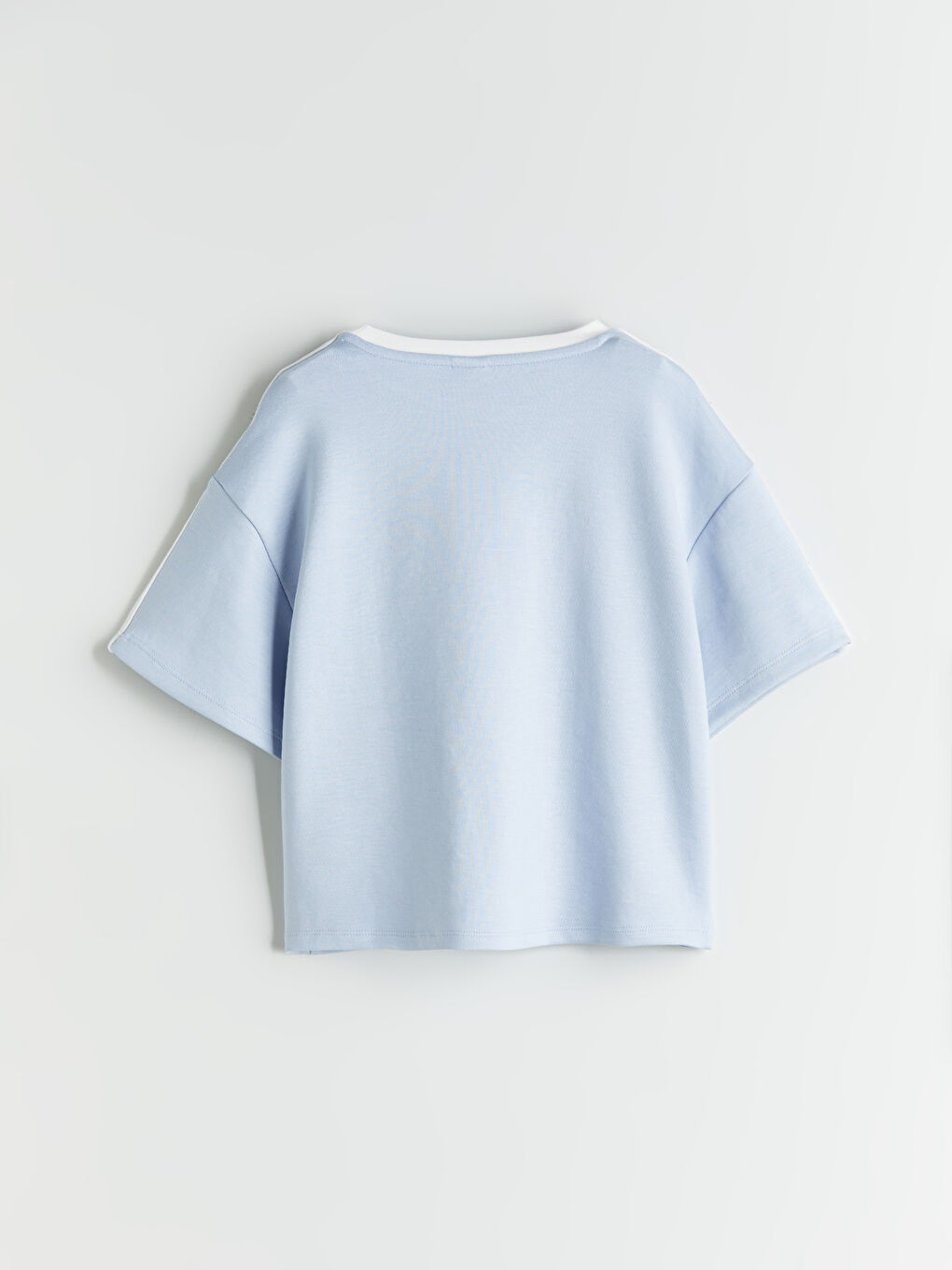 Mavi Bisiklet Yaka Kız Çocuk Tişört-1