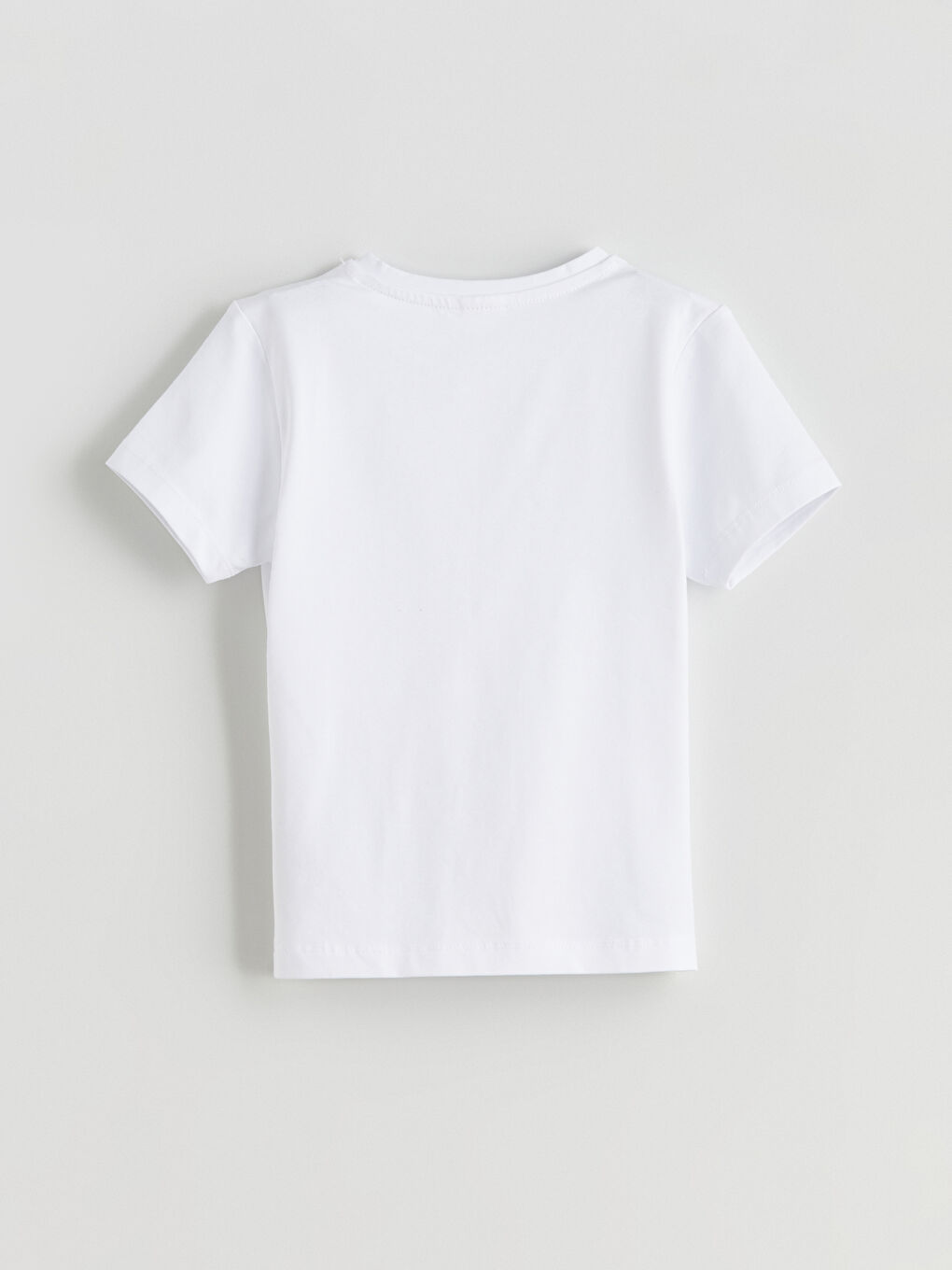 Beyaz Baskılı Erkek Çocuk Şortlu Pijama Takımı-3