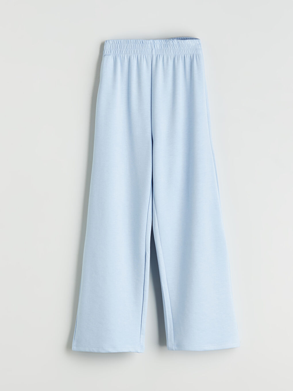 Mavi Beli Lastikli Kız Çocuk Eşofman Alt