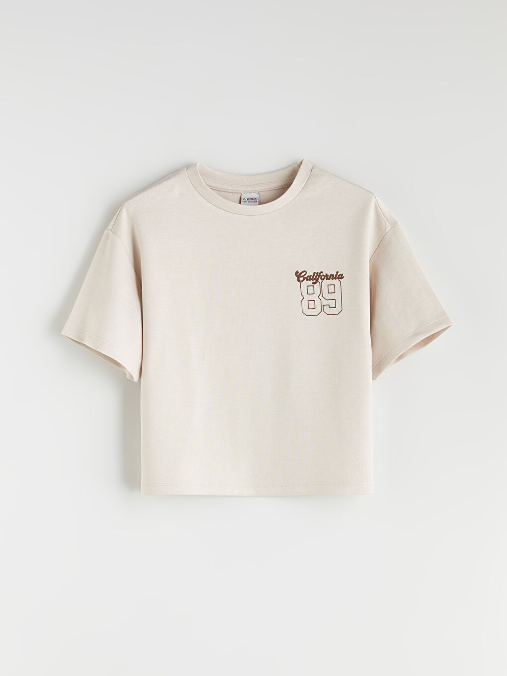 LCW Kids Crew Neck Girls' T-shirt and Trousers -S5RS60Z4-QW5
