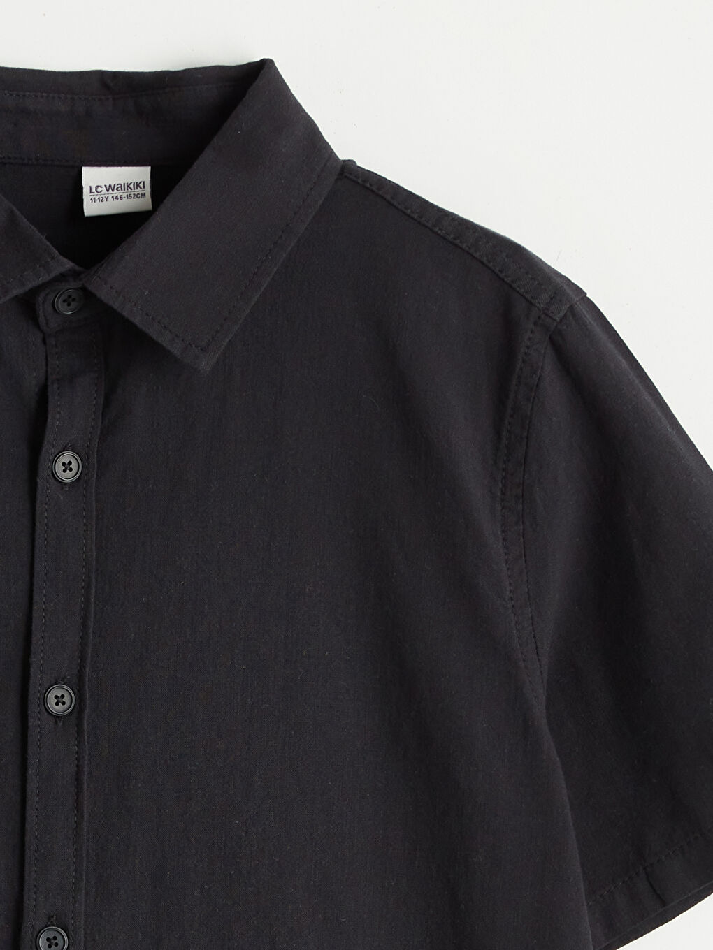 LCW Kids Basic Short Sleeve Boys' Shirt -S5RS67Z4-RQL