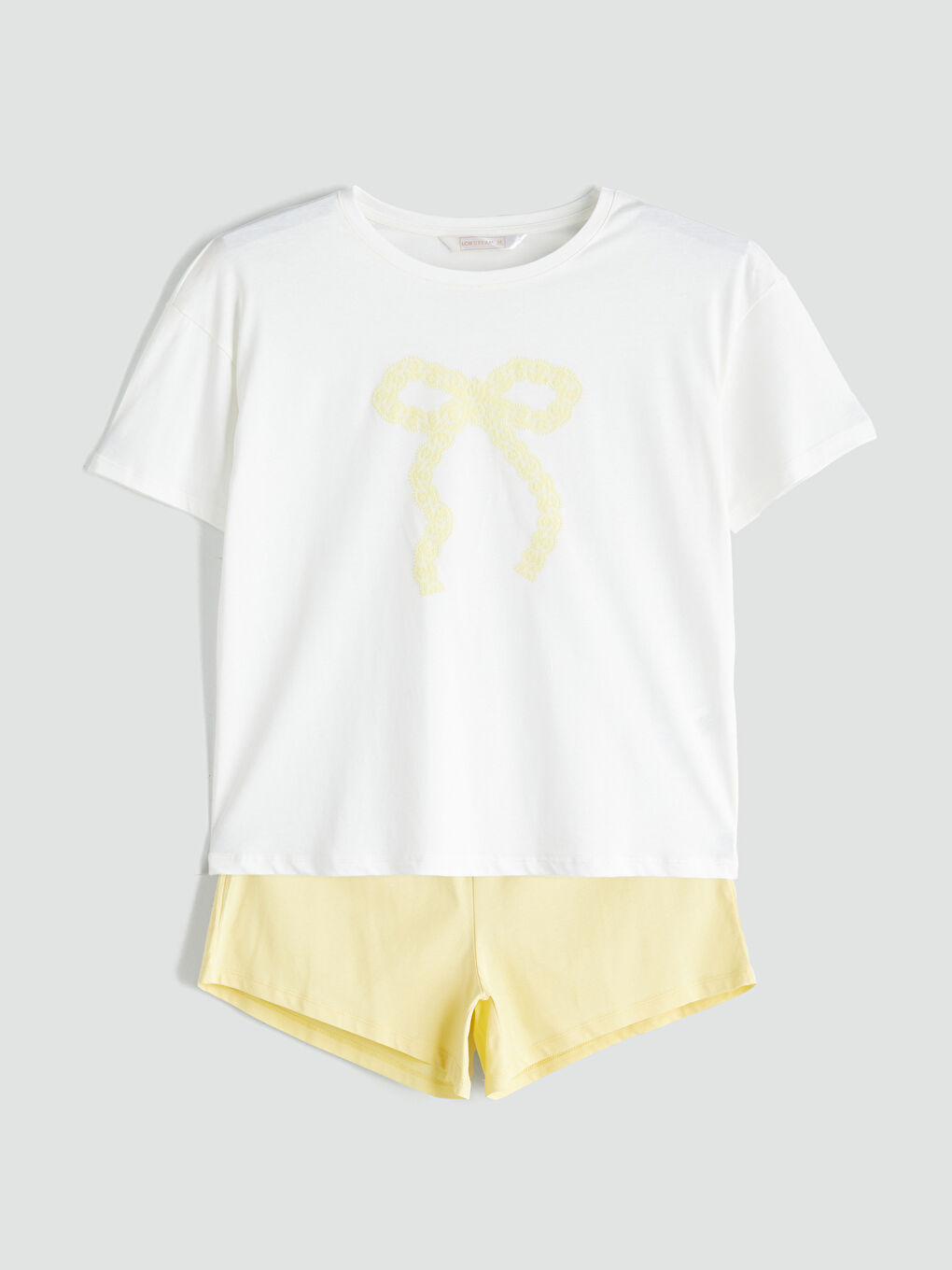 Woman YELLOW Shortie Pyjama Set -S5RT19Z8-ETY