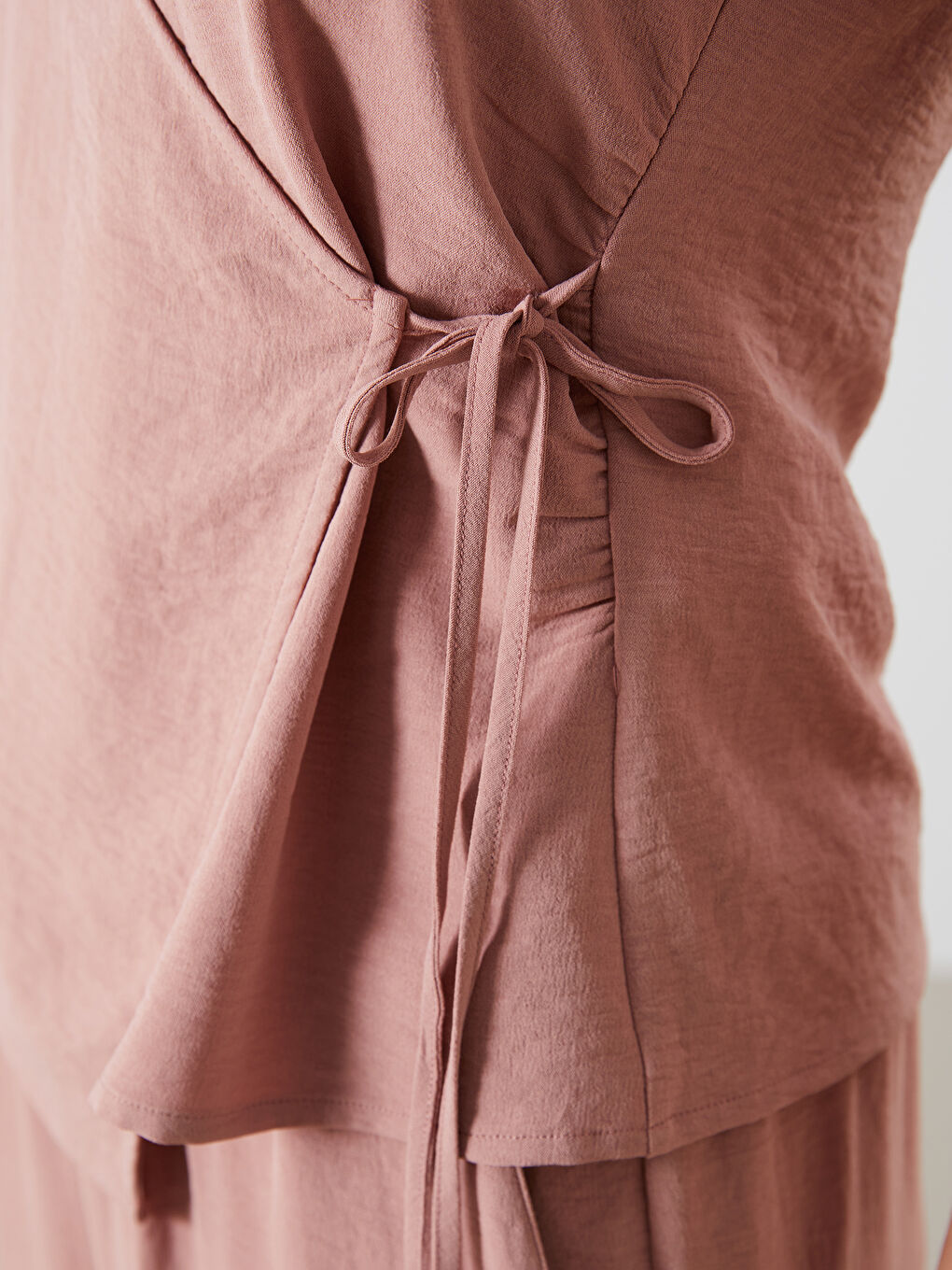 LCW Vision Double Breasted Textured Blouse -S5RT43Z8-GPV