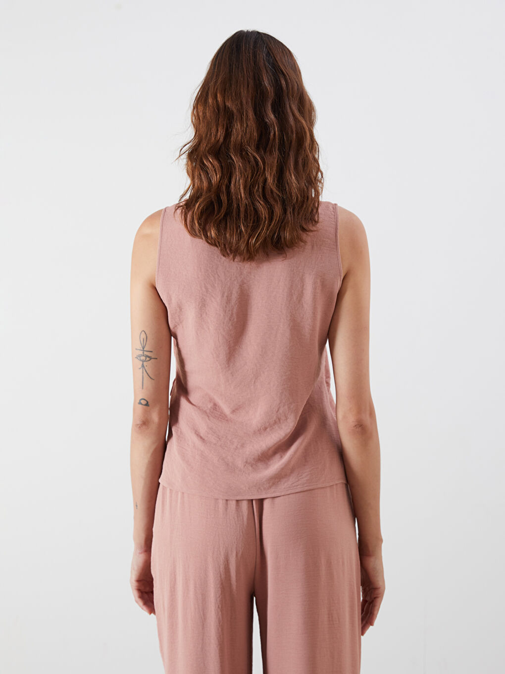 LCW Vision Double Breasted Textured Blouse -S5RT43Z8-GPV
