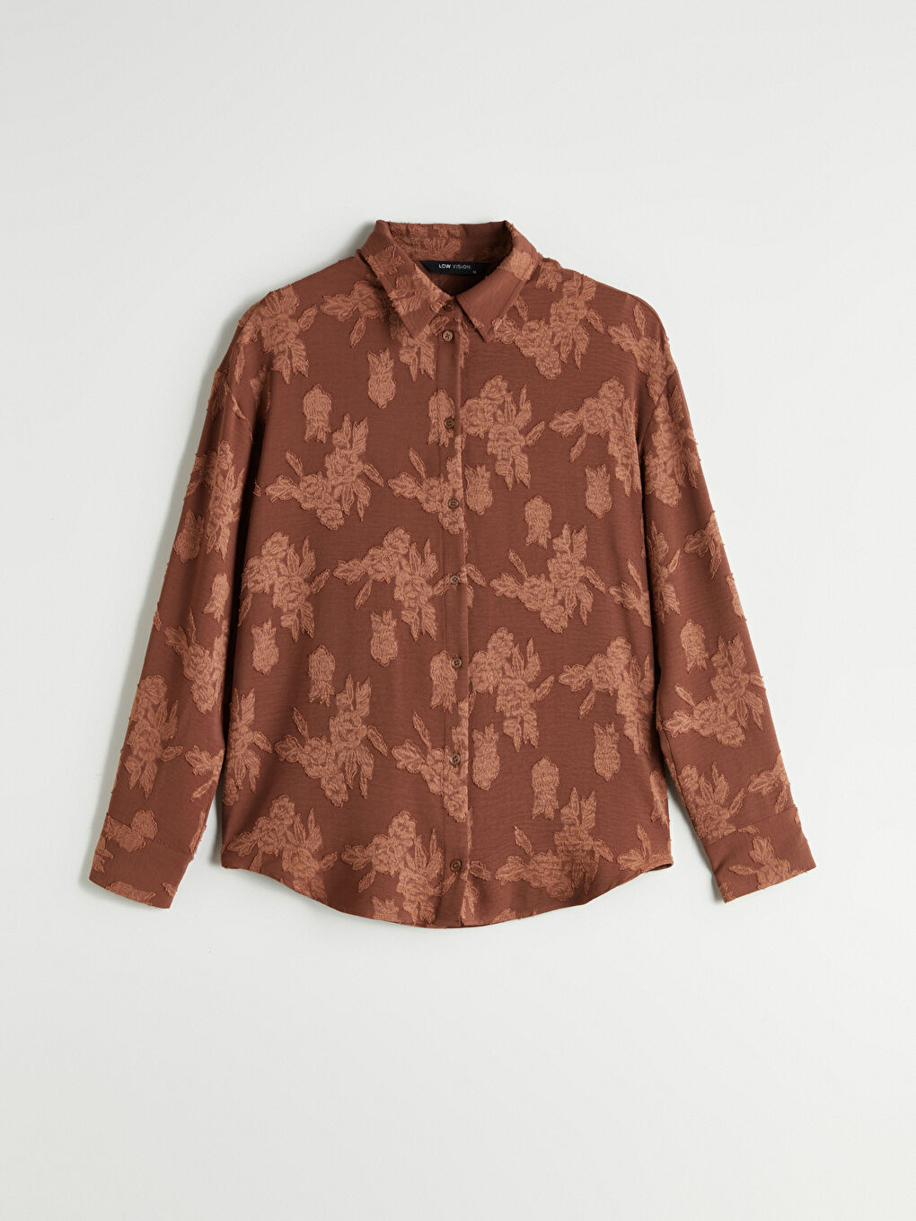 LCW Vision Woman BROWN Shirt -S5RT44Z8-D2N