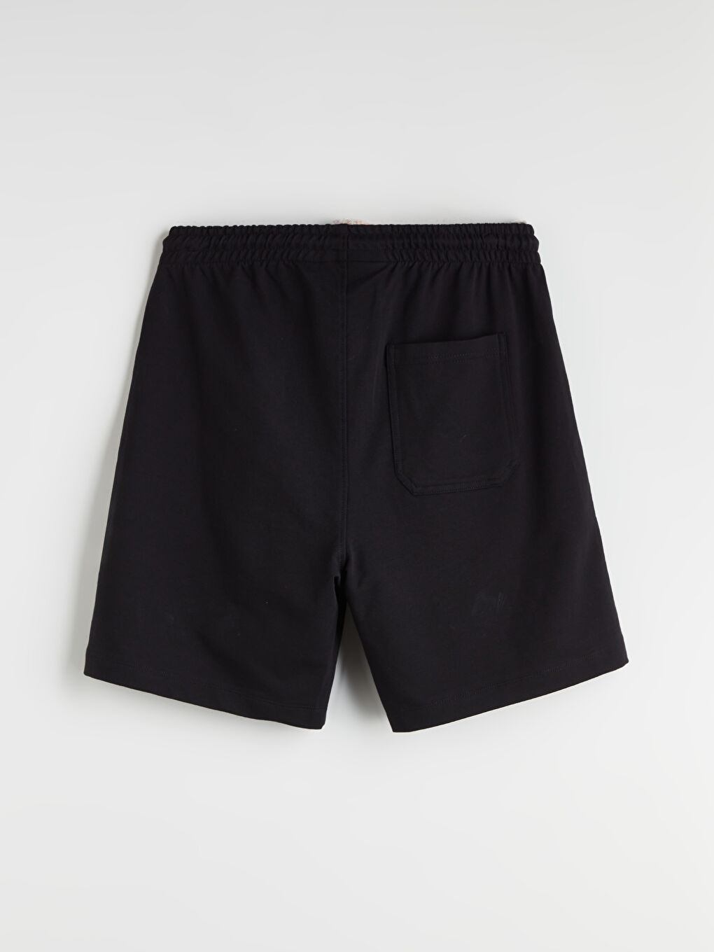 Siyah Standart Kalıp Erkek Şort-5