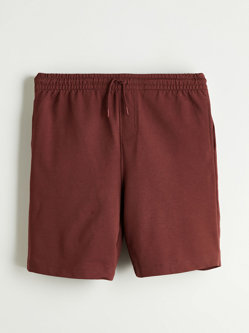 Kahverengi Standart Kalıp Erkek Şort-4