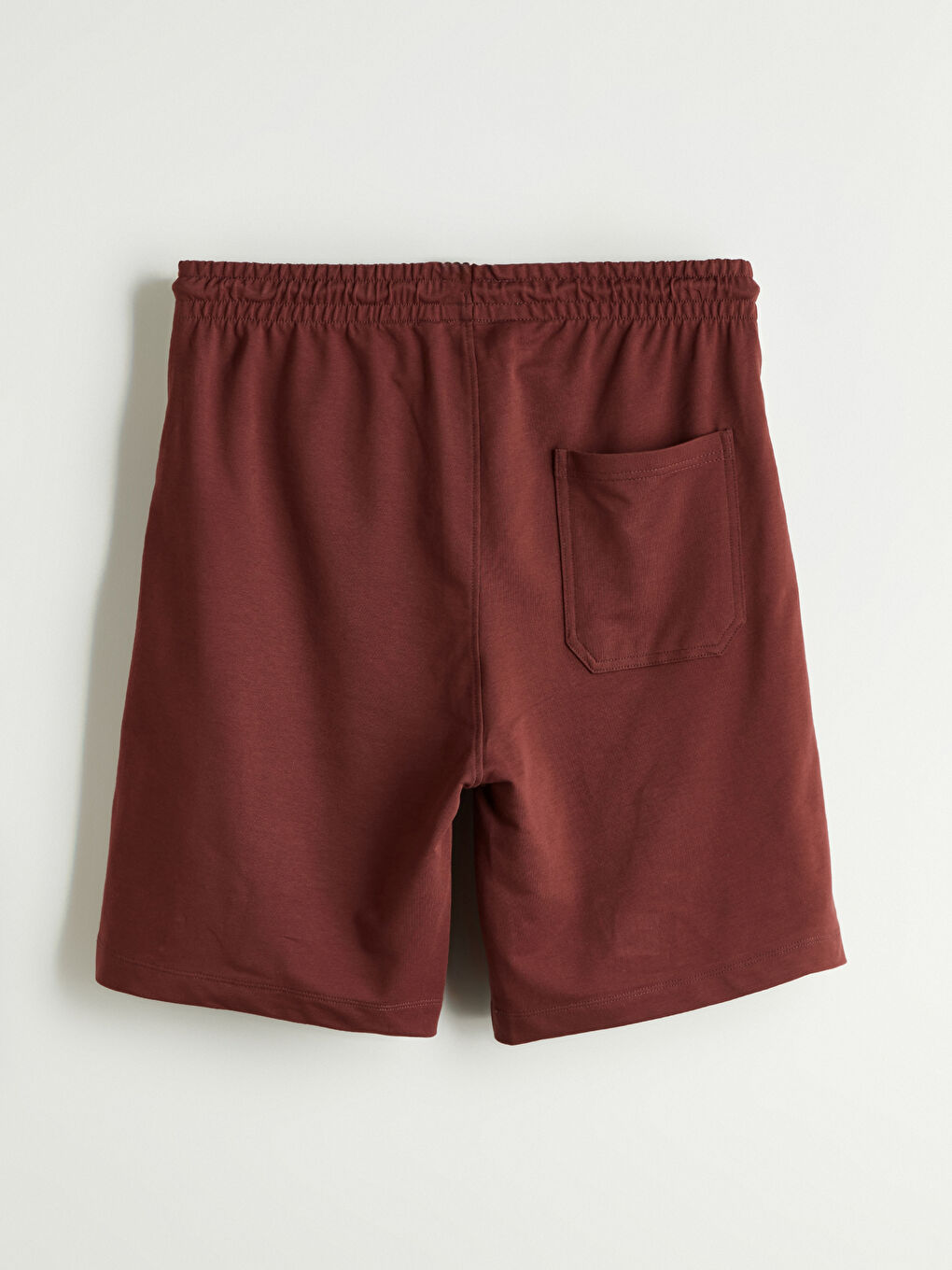 Kahverengi Standart Kalıp Erkek Şort-5