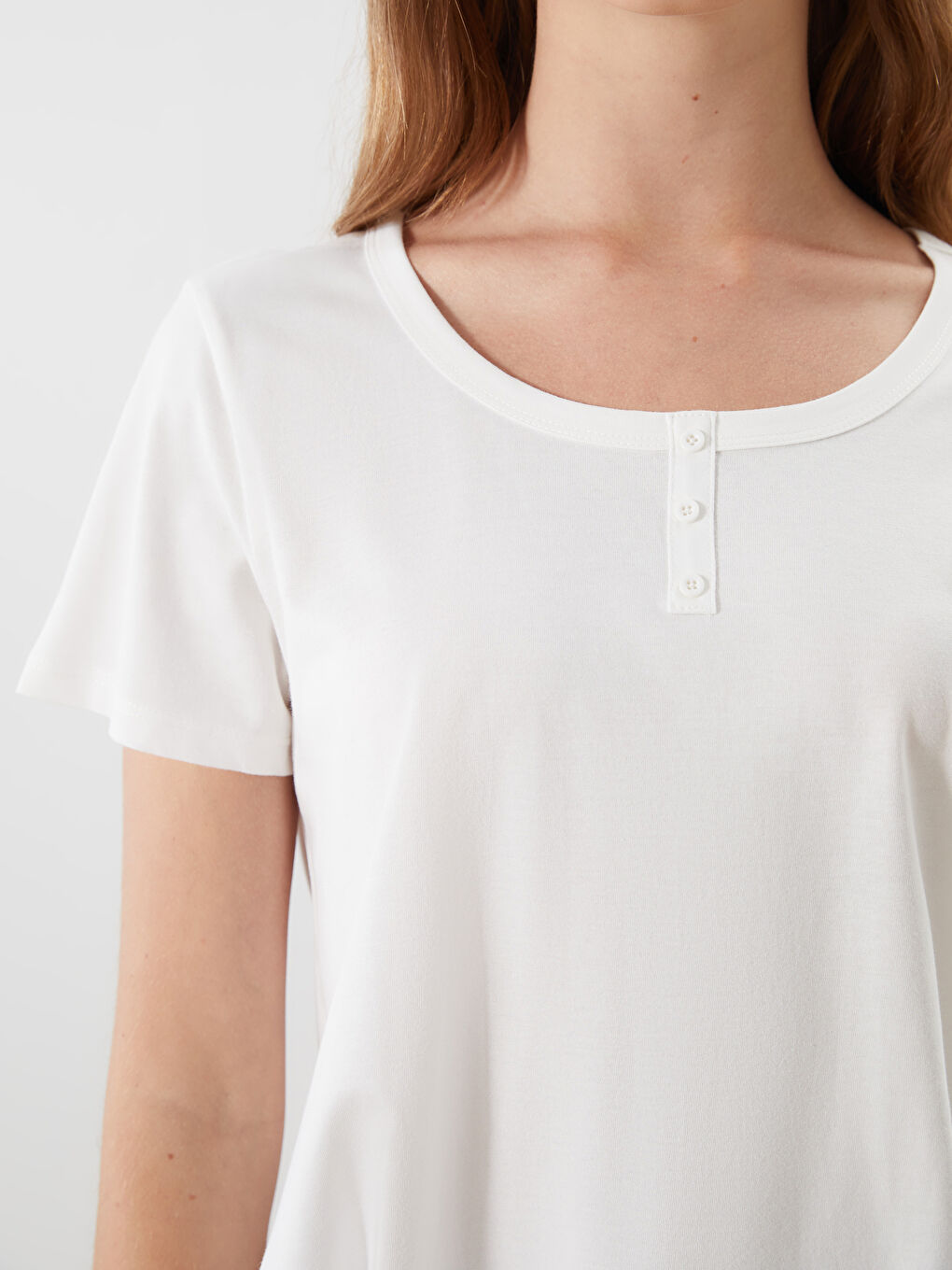 Mavi Bisiklet Yaka Desenli Kadın Kaprili Pijama Takımı-2