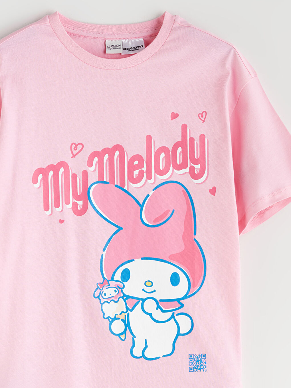 LCW Kids Crew Neck My Melody Printed Girls' T-Shirt -S5RT61Z4-GA5