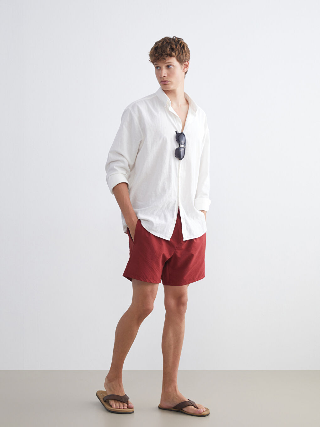 LCW SWIMWEAR Short Length Men's Swimming Shorts -S5RT67Z8-ZTX