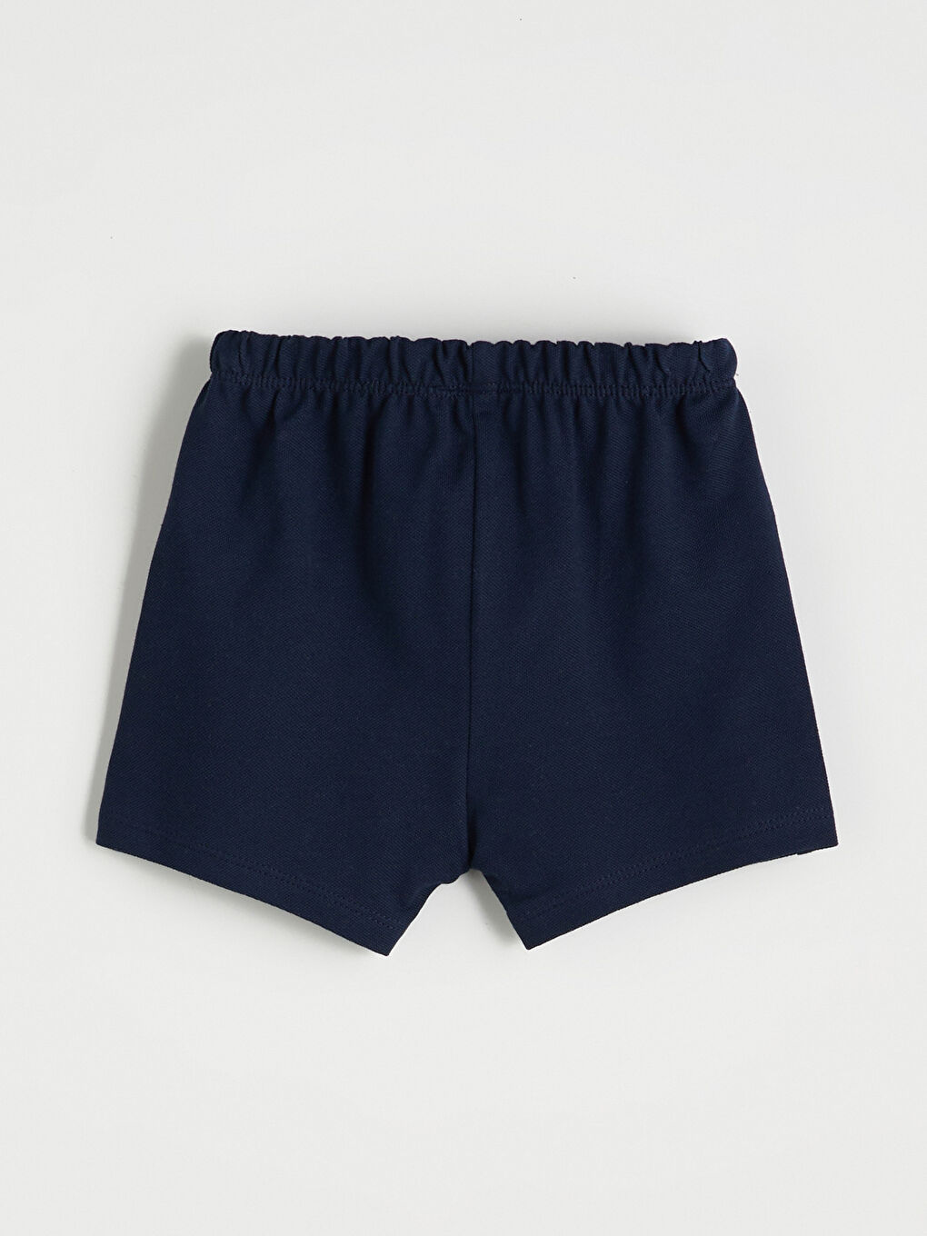 Beyaz Çizgili Erkek Bebek Çıtçıtlı Body ve Şort 2'li-6