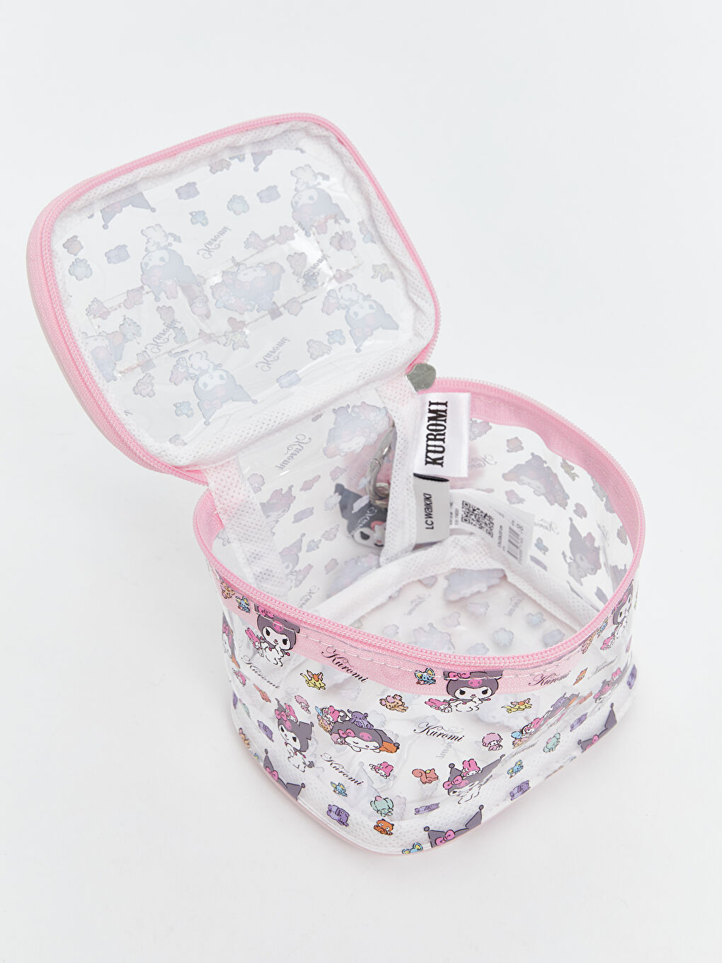 Kuromi Printed Girls' Makeup Bag-2