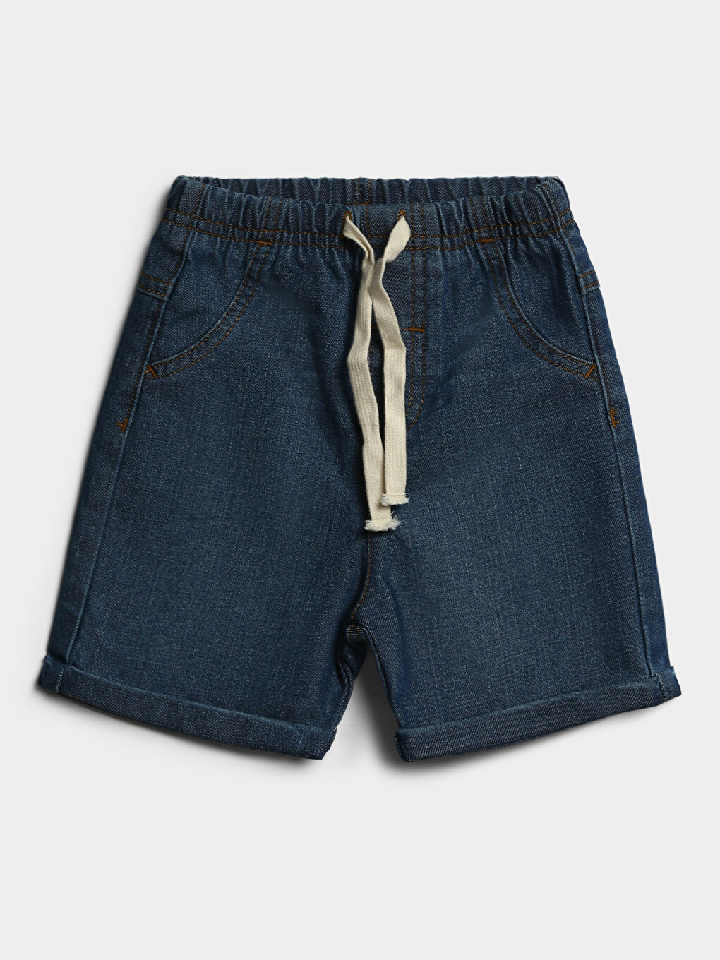 Boys' Elastic Waist Denim Shorts
