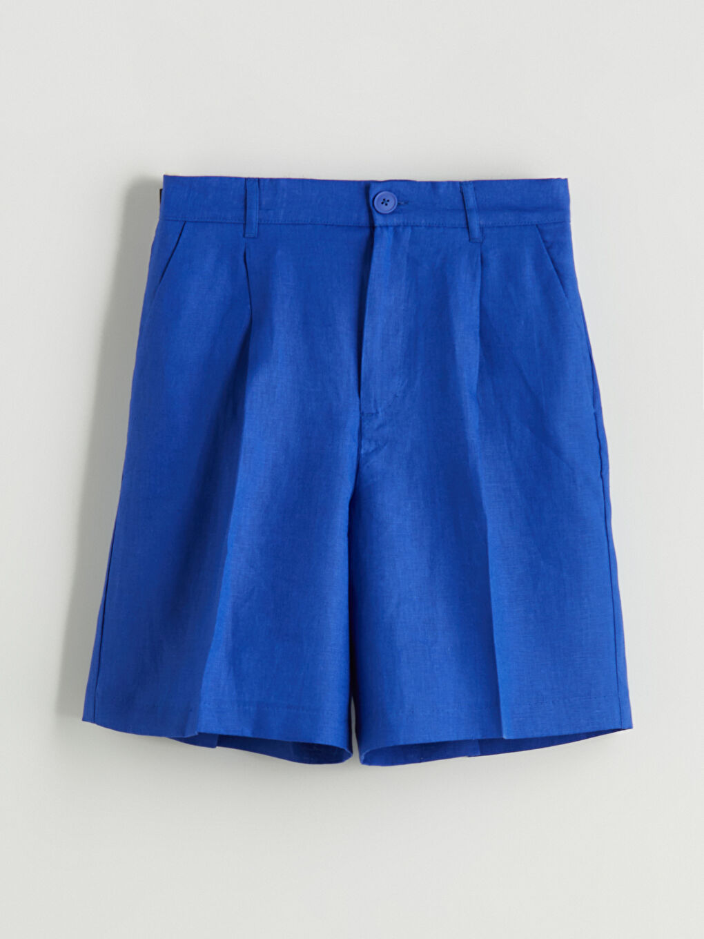 LCW Vision Loose Fit 100% Linen Women's Shorts -S5RT94Z8-R46