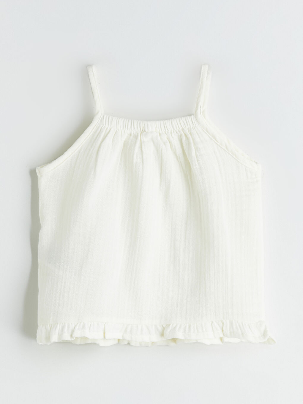 Beyaz Nakışlı Kız Çocuk Bluz ve Şort 2'li-3