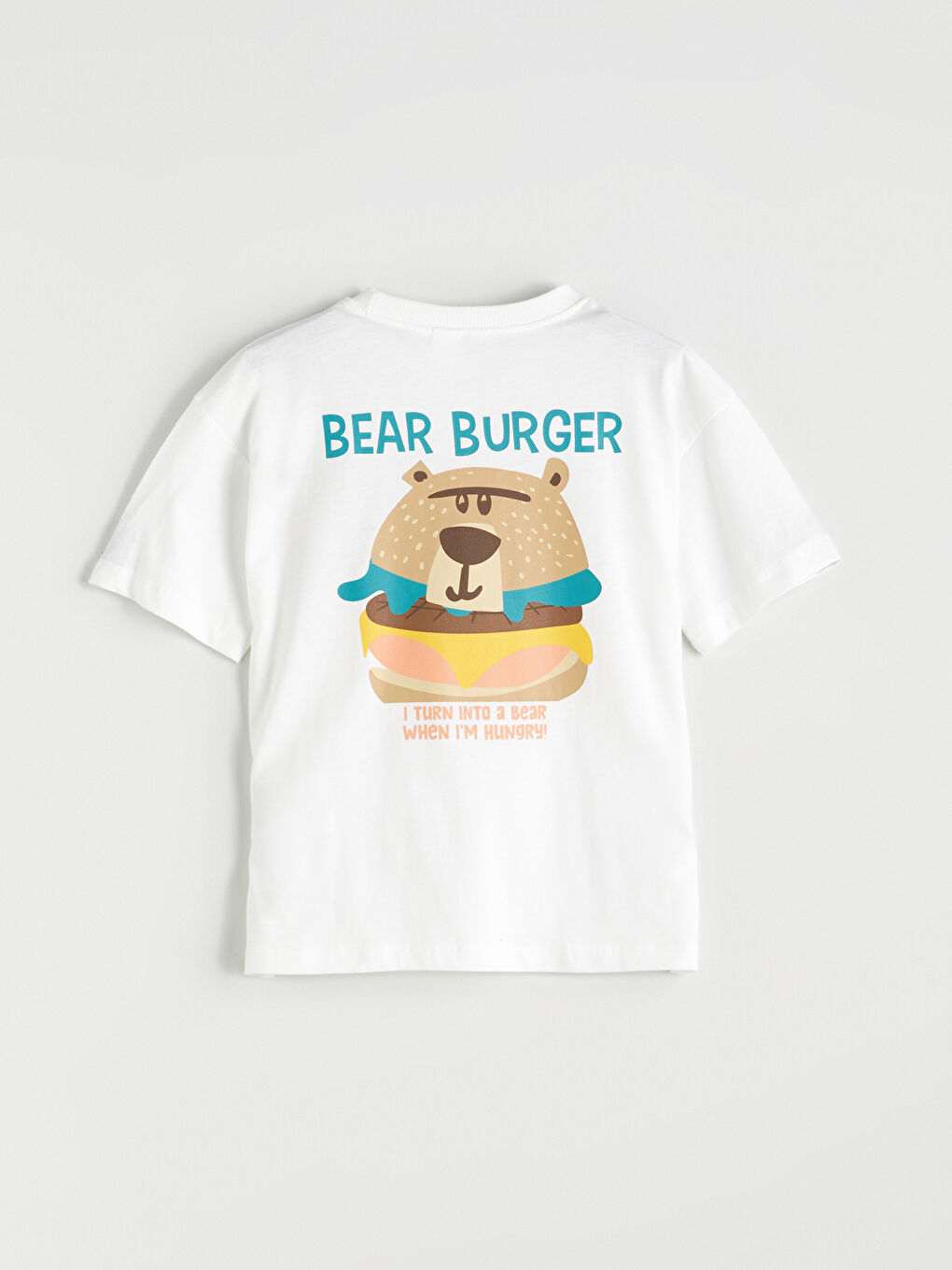 Crew Neck Printed Boys' T-Shirt -S5RU12Z1-R9J