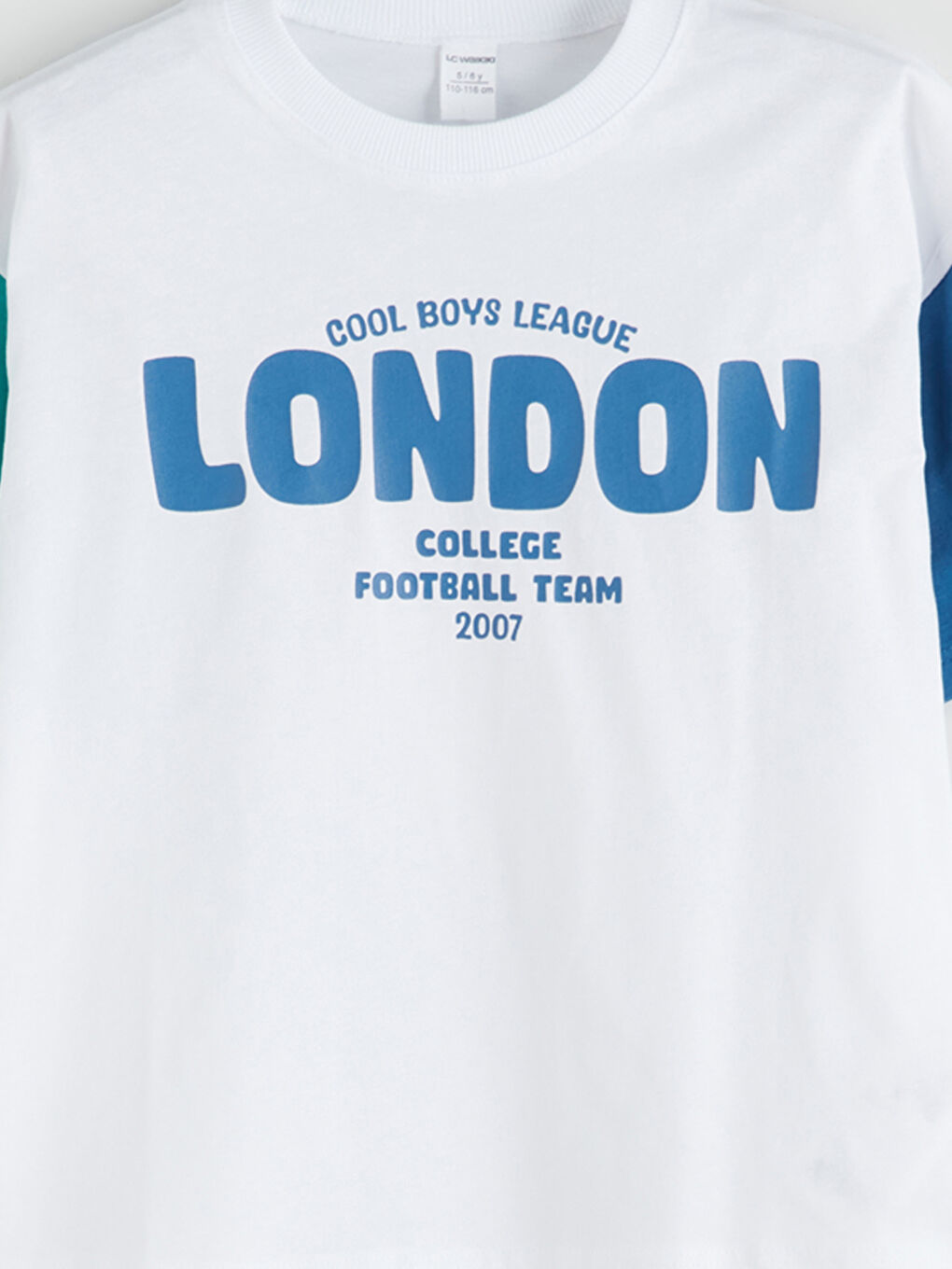 LCW Kids Crew Neck London Printed Boys' T-Shirt -S5RU16Z1-Q6K