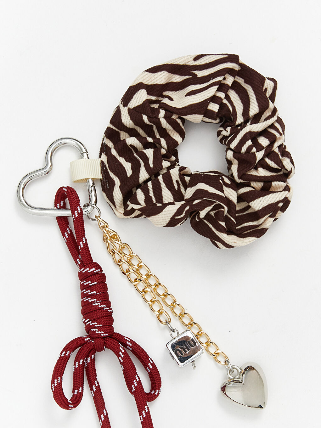 Брелок Для Сумки Женский С Деталями Из Шнура-1