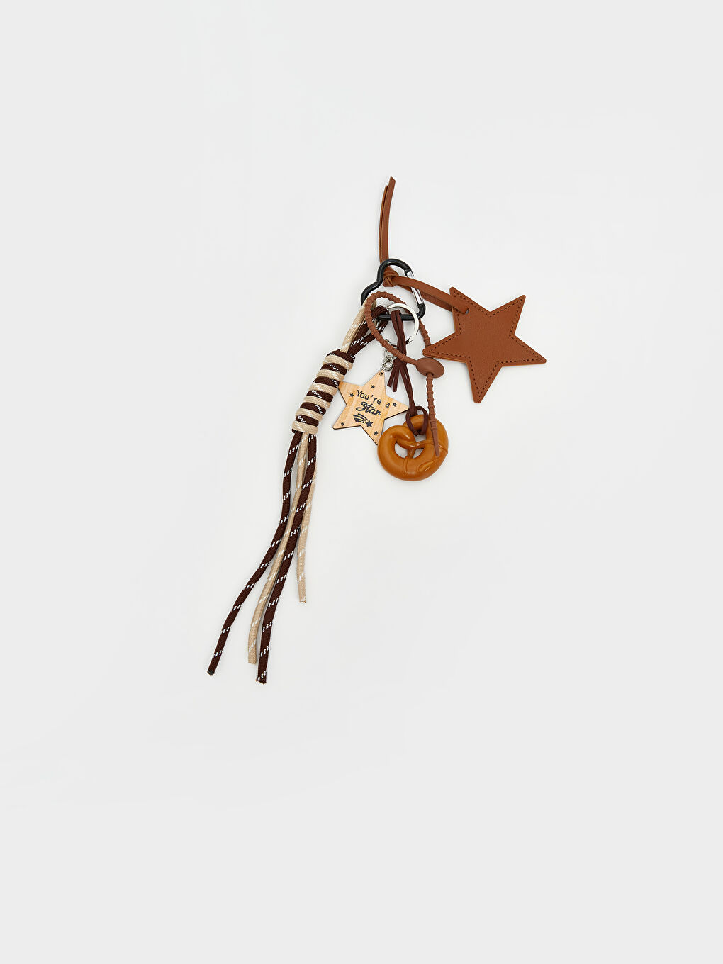 Star Patterned Women's Bag Charm