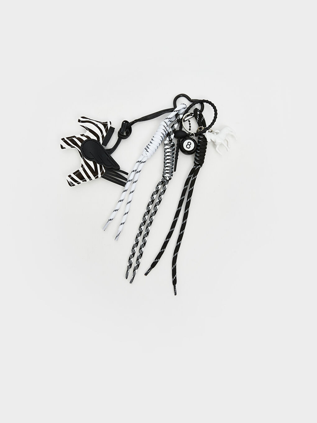 Star Patterned Women's Bag Charm-2