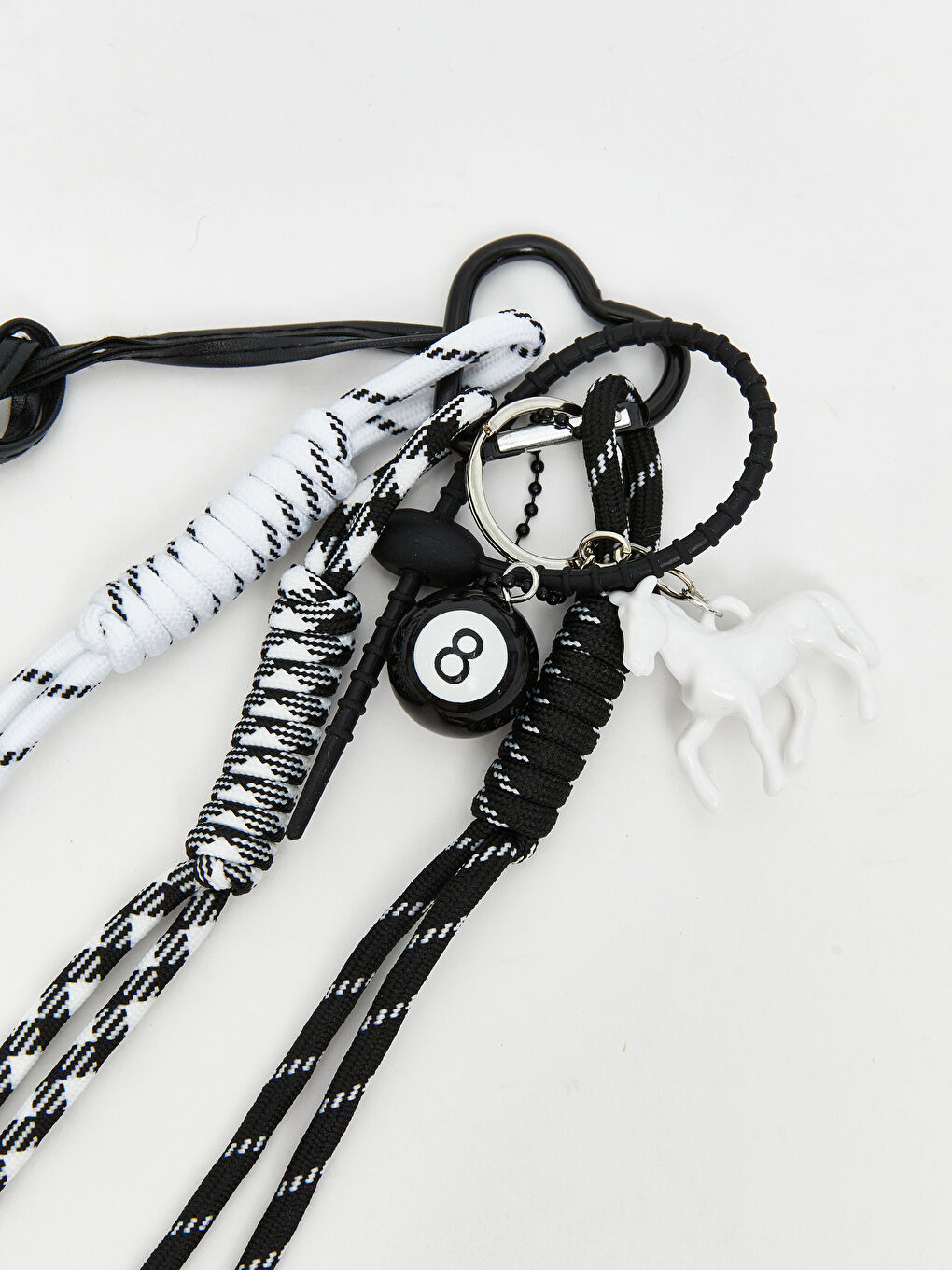 Star Patterned Women's Bag Charm-3