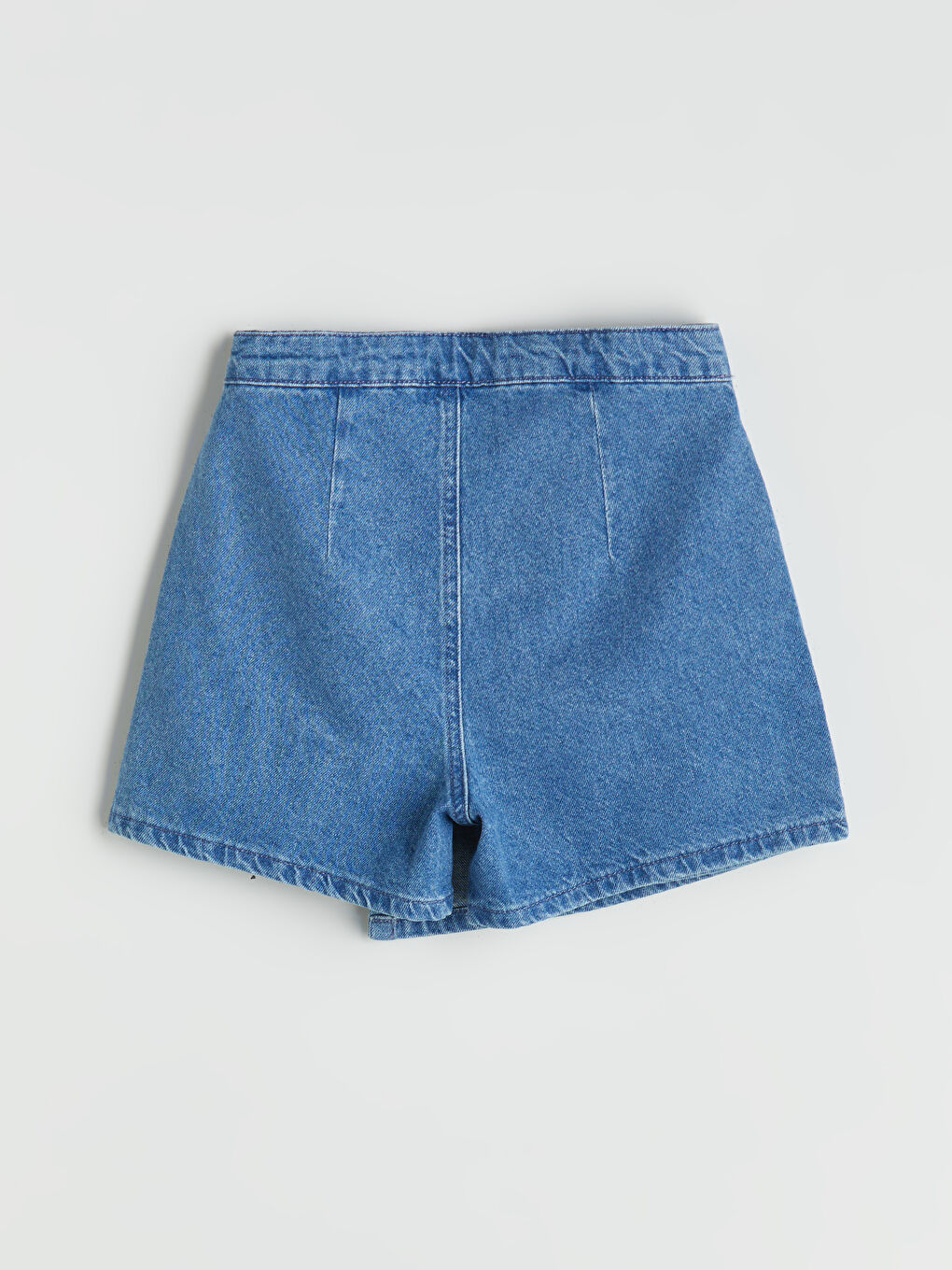 LCW Kids Girl BLUE Denim Overlay Shorts -S5RU46Z4-V2T