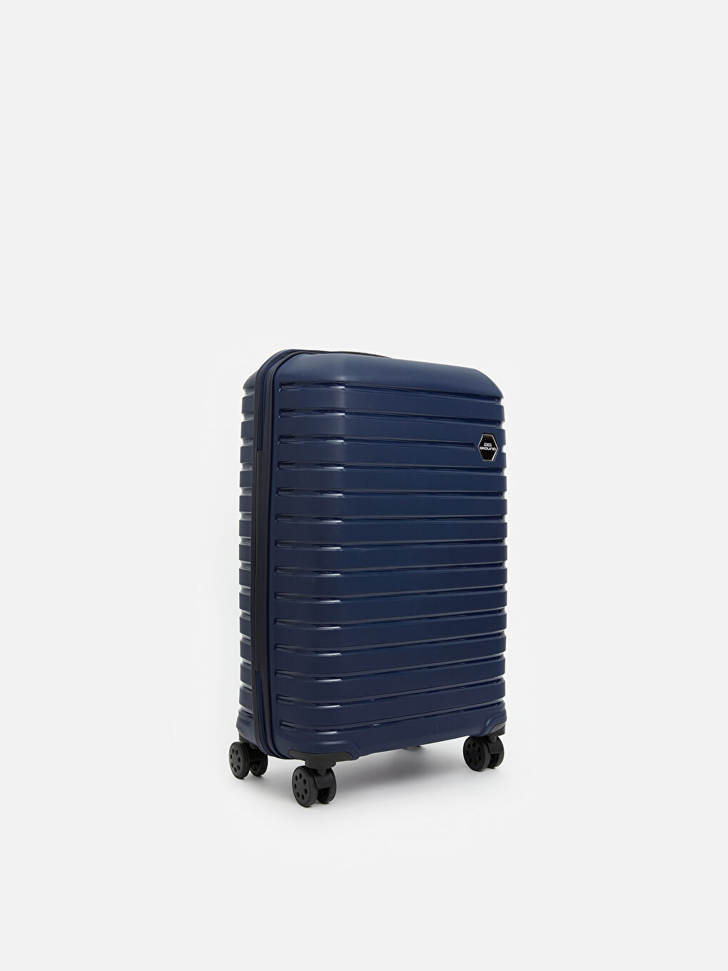 Lacivert Kilit Detaylı Küçük Boy Valiz