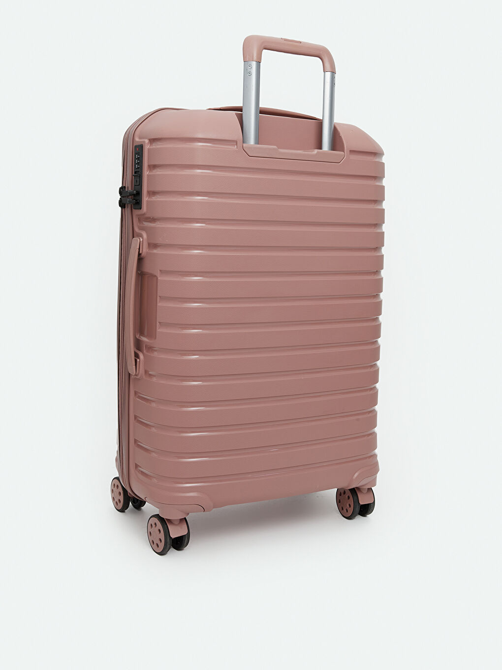 Pembe Kilit Detaylı Büyük Boy Valiz-1