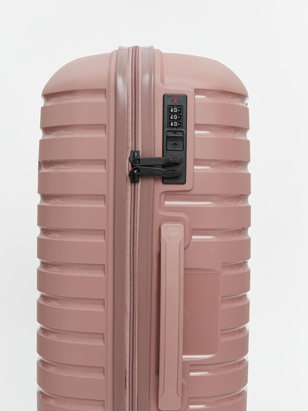 Pembe Kilit Detaylı Büyük Boy Valiz-3
