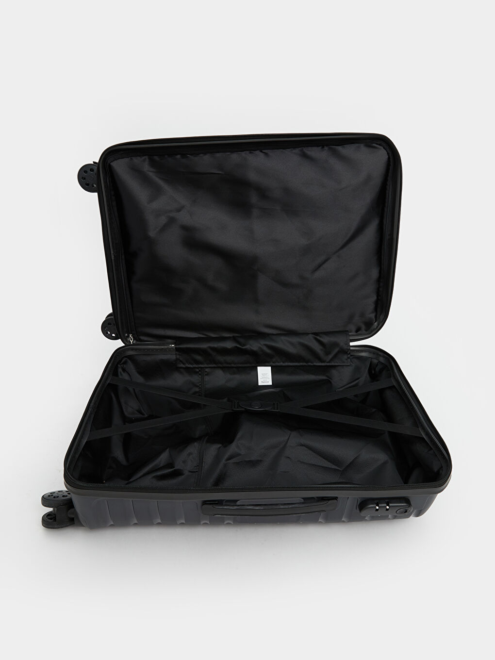 Antrasit Kilit Detaylı Büyük Boy Valiz-2