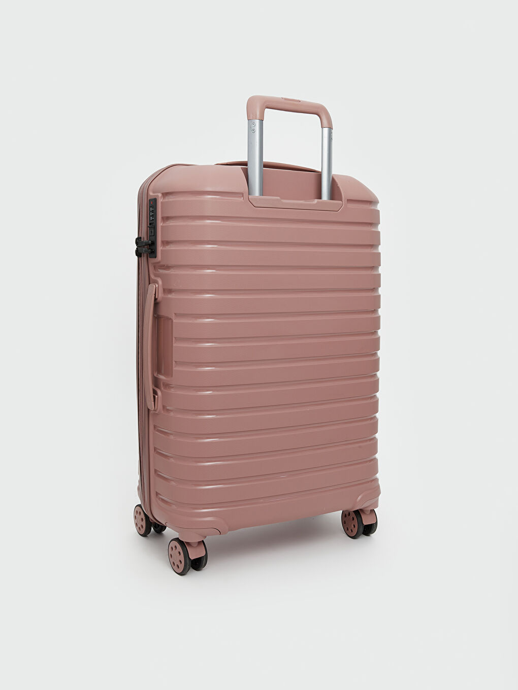 Pembe Kilit Detaylı Orta Boy Valiz-1