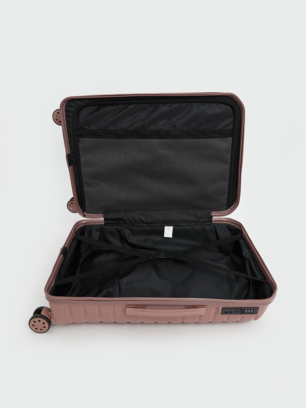 Pembe Kilit Detaylı Orta Boy Valiz-2