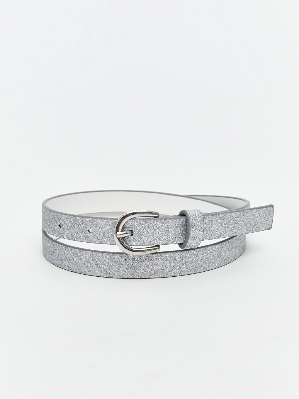 Gri Simli Kız Çocuk Kemer