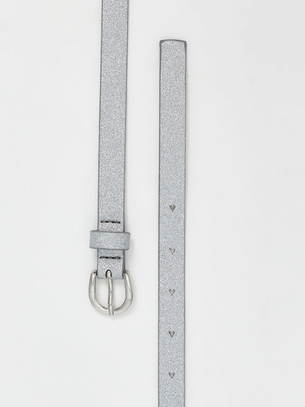 Gri Simli Kız Çocuk Kemer-2