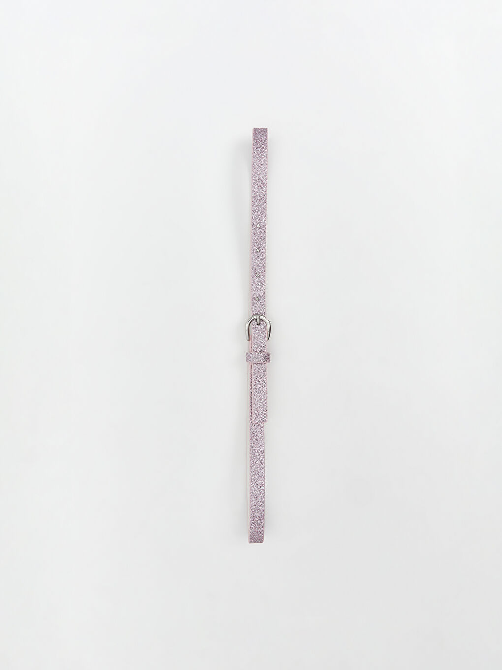 Pembe Simli Kız Çocuk Kemer-1