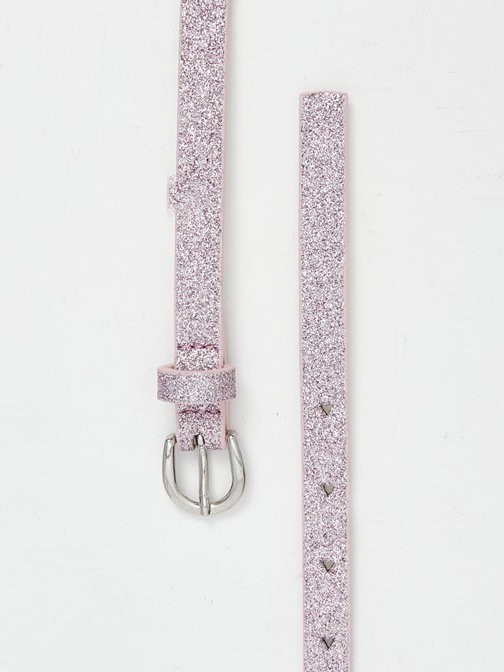 Pembe Simli Kız Çocuk Kemer-2