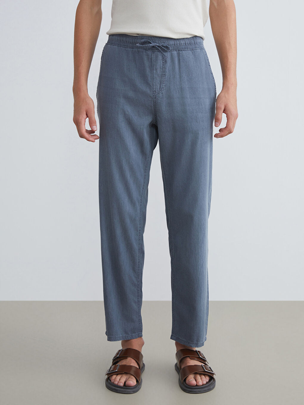 İndigo Loose Fit Erkek Jean Pantolon-1