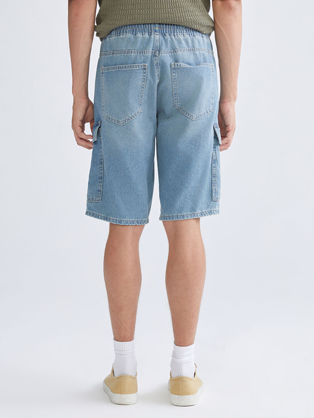 LCW Jeans شورت جينز رجالي بقصة عادية -S5RV26Z8-H45