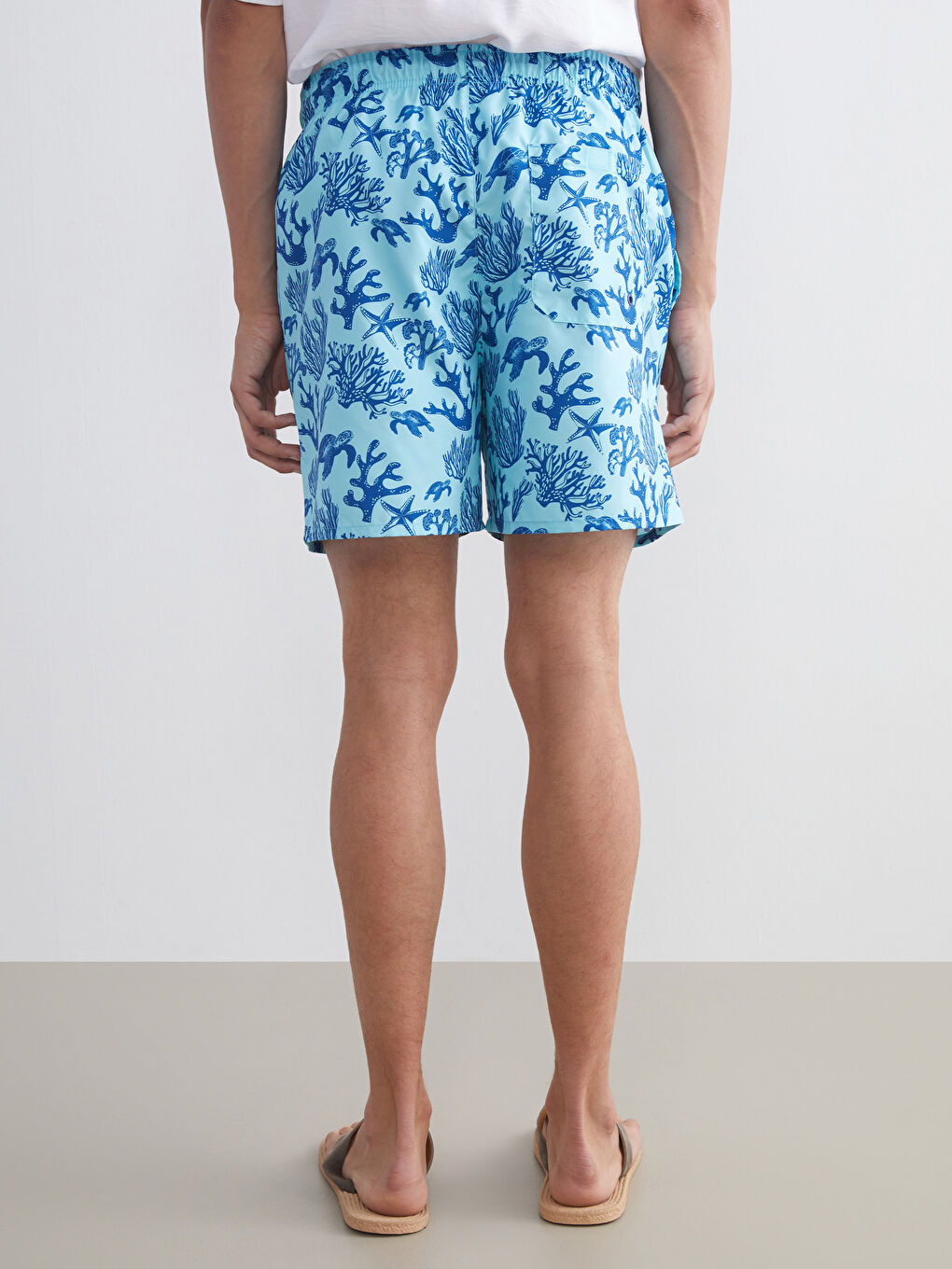 LCW SWIMWEAR Short Patterned Men's Swimming Shorts -S5RV29Z8-LQQ