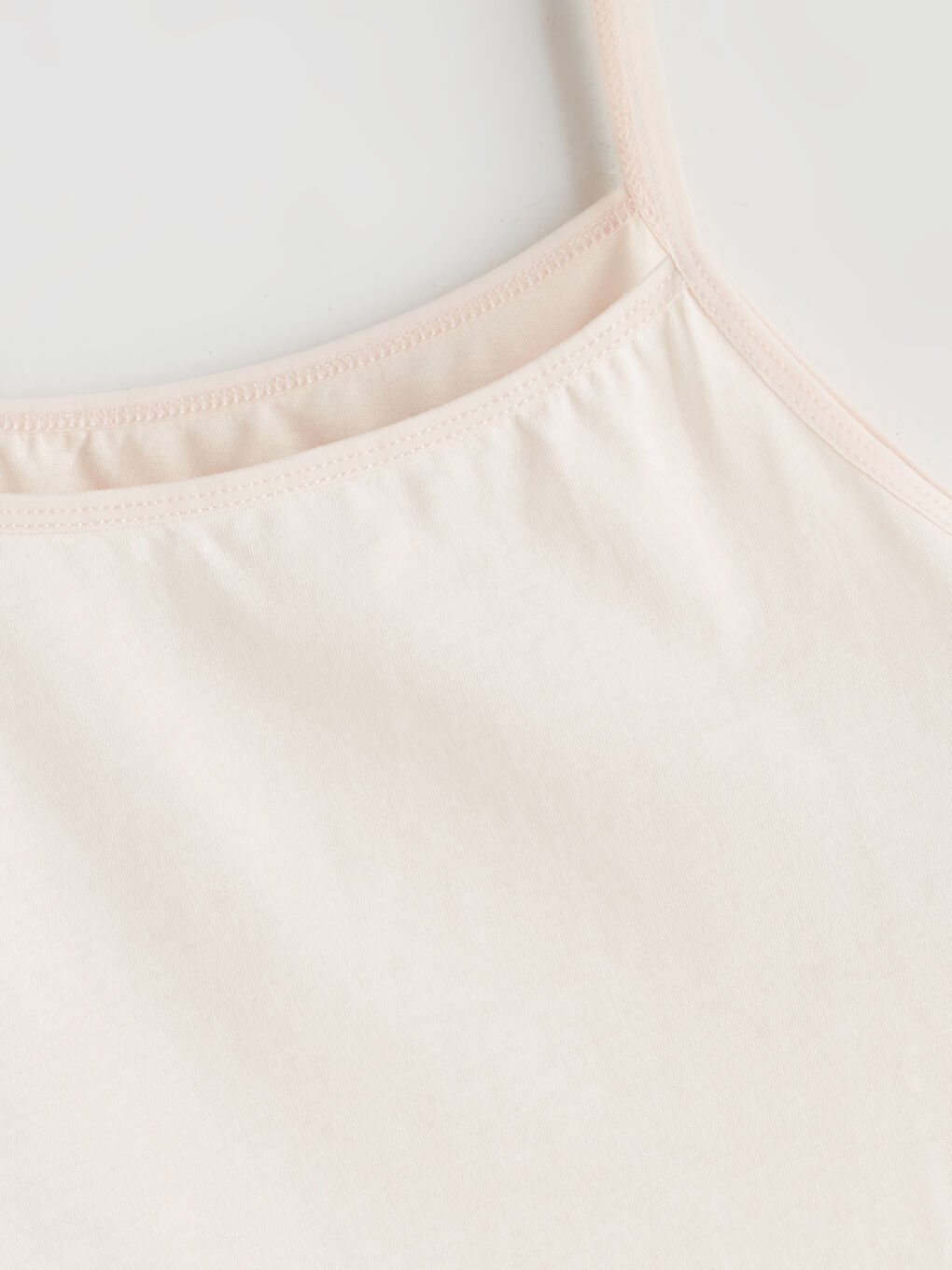 Pembe Kare Yaka Kız Çocuk Atlet-1