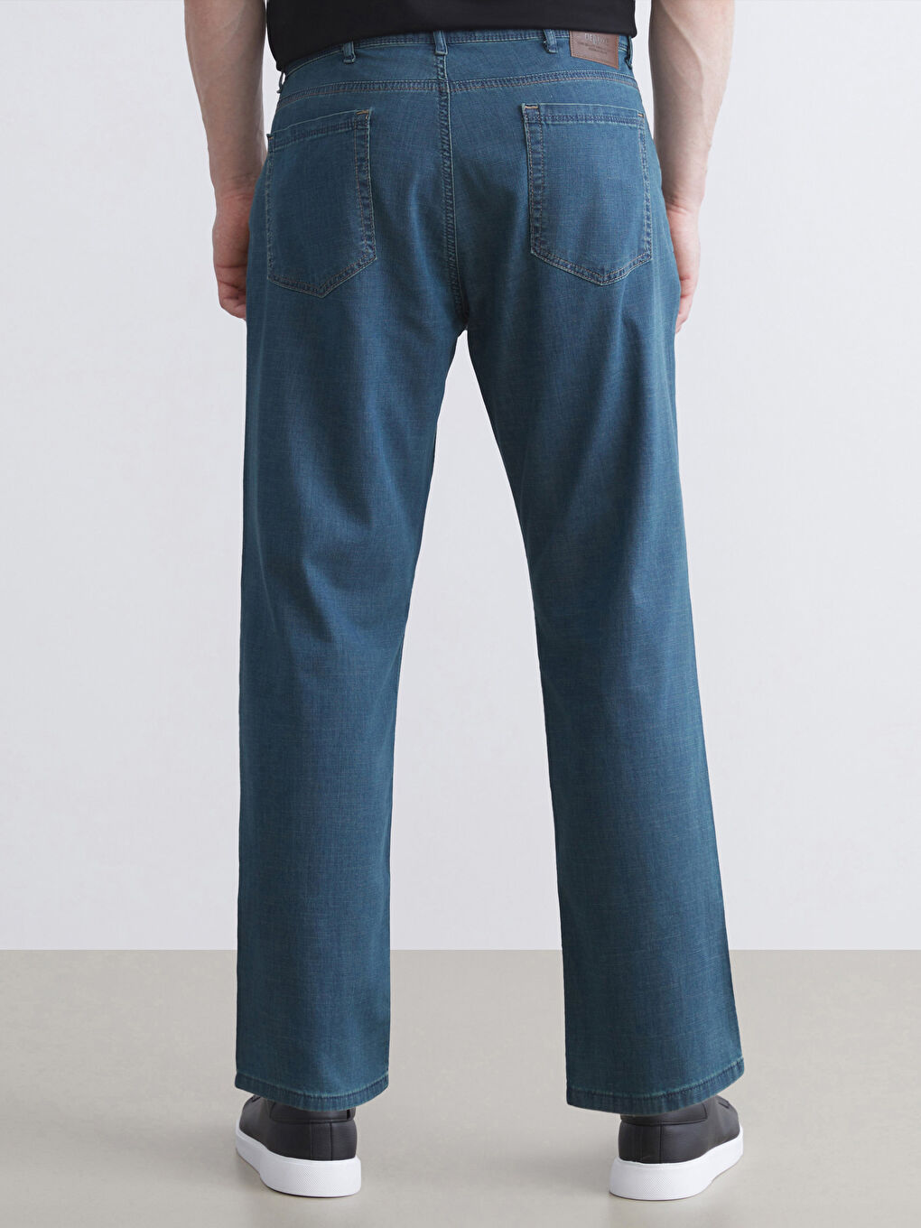 İndigo Büyük Beden 779 Regular Fit Erkek Jean Pantolon-3